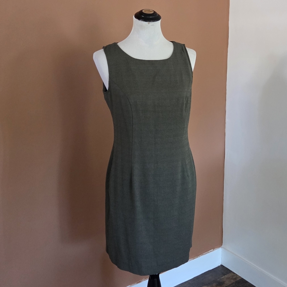 Vintage 1990s 2000s Soft Green Rayon Mini Dress / Small
